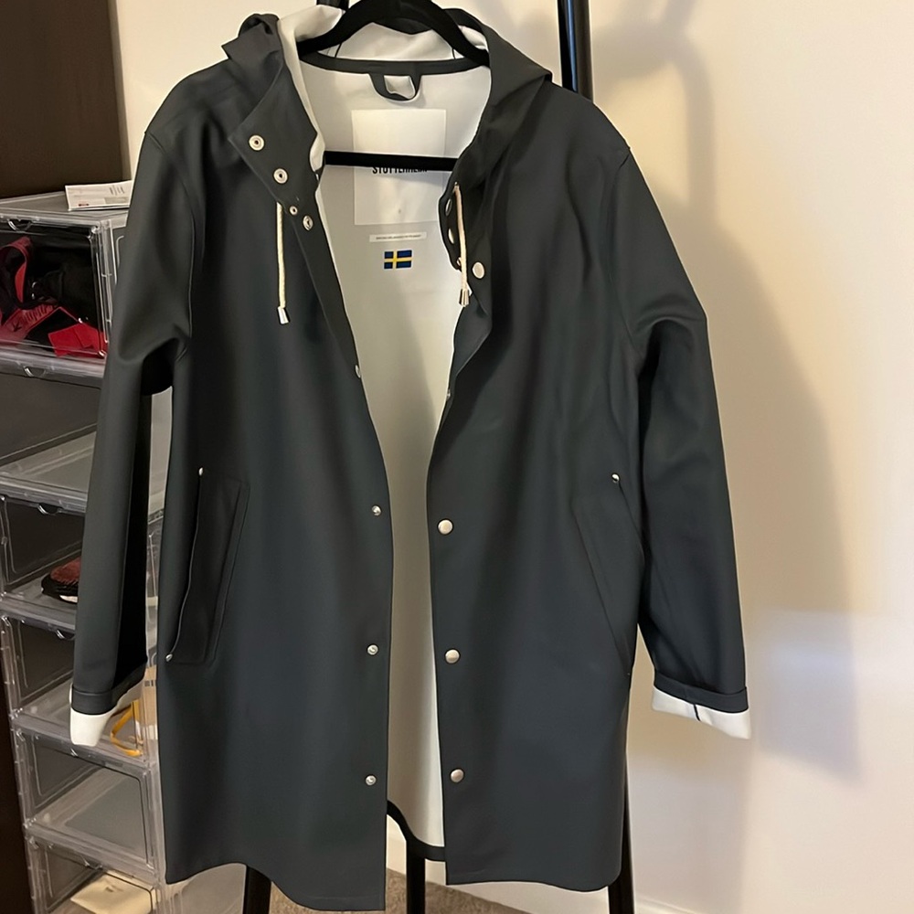 Men’s Stutterheim Jacket Size Small Grey